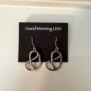 Good Morning USA Pierced Earrings NWT